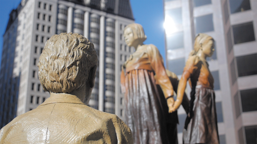 The San Francisco memorial to the former comfort women