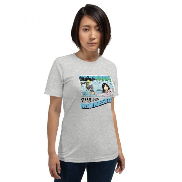 Kimchi Girl in MN Unisex Eco-Friendly Short-Sleeve T-Shirt - Image 4
