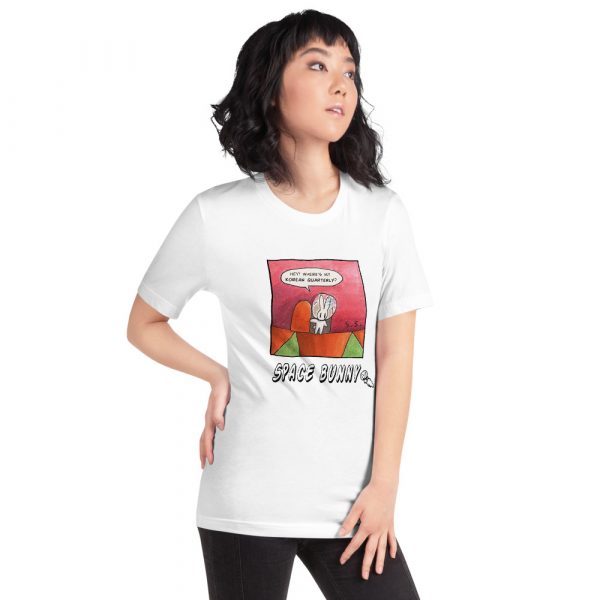 Space Bunny Unisex Eco-Friendly Short-Sleeve T-Shirt - Image 4