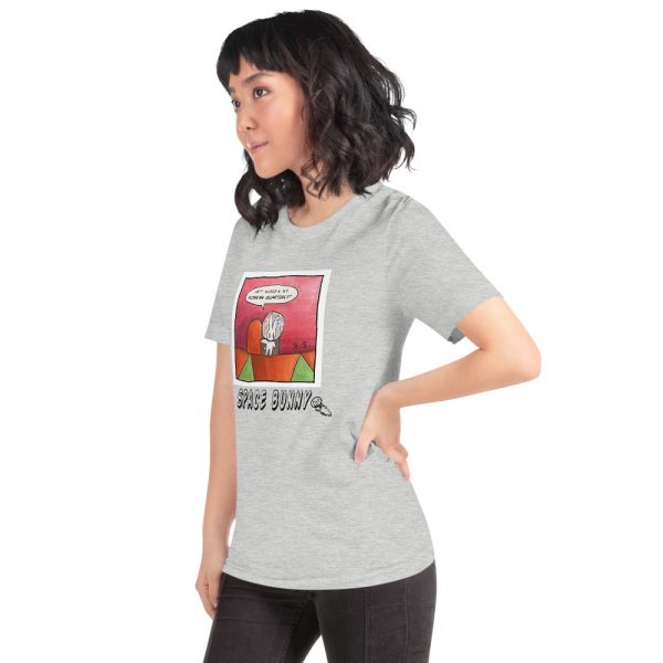 Space Bunny Unisex Eco-Friendly Short-Sleeve T-Shirt - Image 6