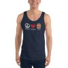 Peace, Love, & Kimchi Unisex Eco-Friendly Tank Top - Image 5