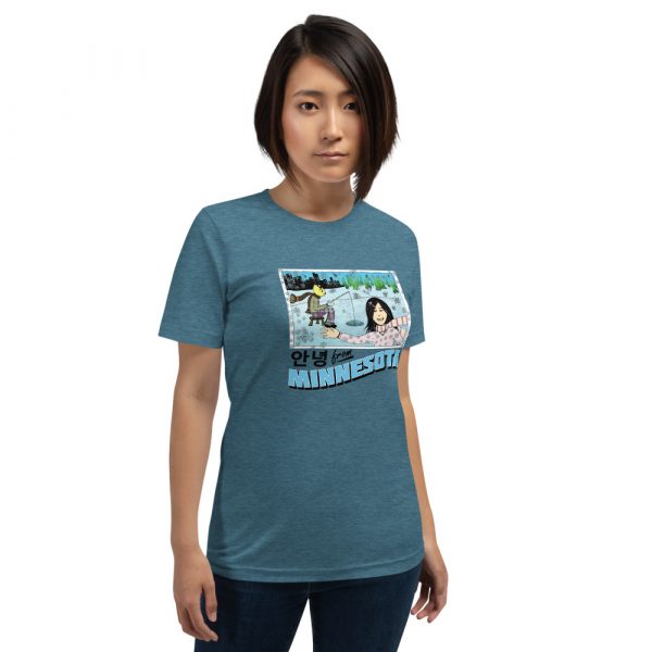Kimchi Girl in MN Unisex Eco-Friendly Short-Sleeve T-Shirt - Image 3