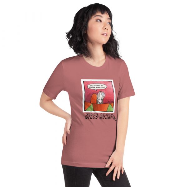 Space Bunny Unisex Eco-Friendly Short-Sleeve T-Shirt - Image 10