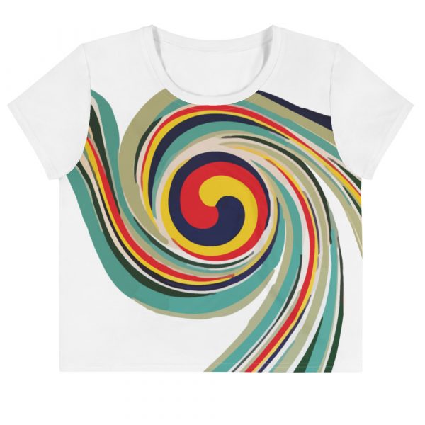 Taegu Swirl Crop Tee