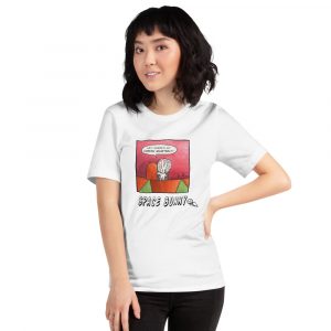 Space Bunny Unisex Eco-Friendly Short-Sleeve T-Shirt