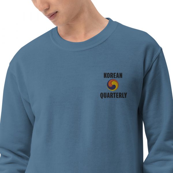 Unisex KQ Embroidered Crewneck Sweatshirt - Image 8