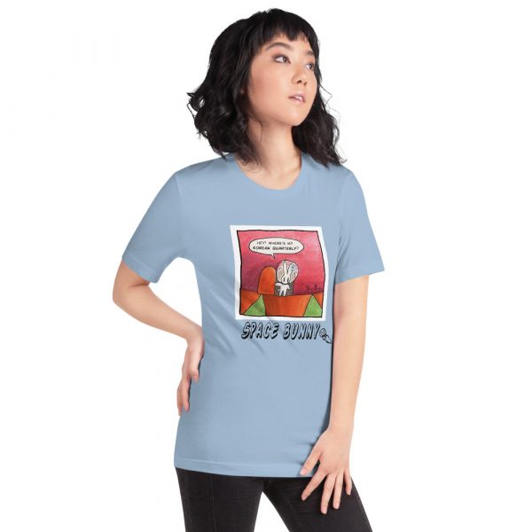 Space Bunny Unisex Eco-Friendly Short-Sleeve T-Shirt - Image 13