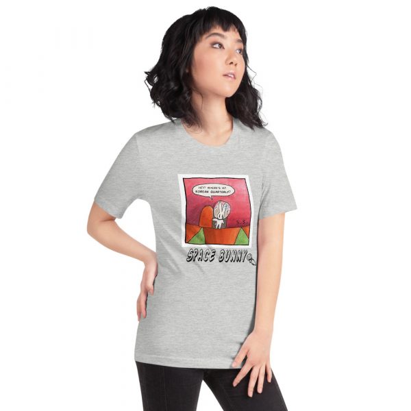 Space Bunny Unisex Eco-Friendly Short-Sleeve T-Shirt - Image 7