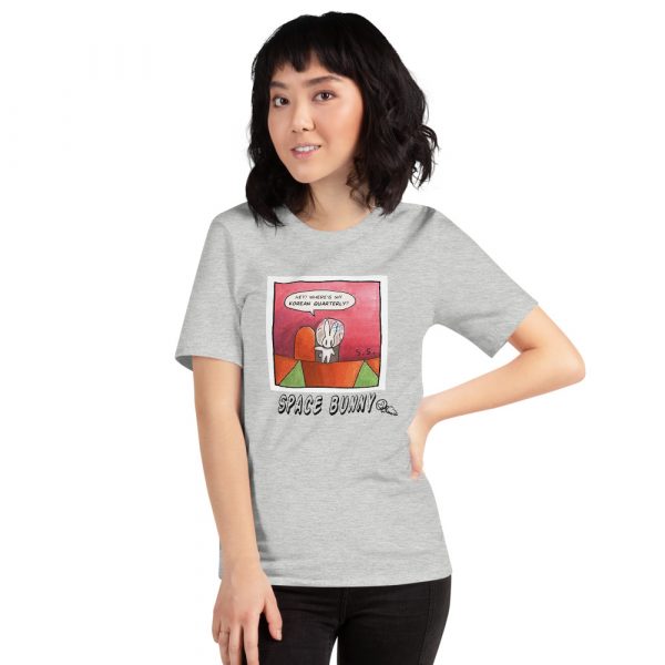 Space Bunny Unisex Eco-Friendly Short-Sleeve T-Shirt - Image 5