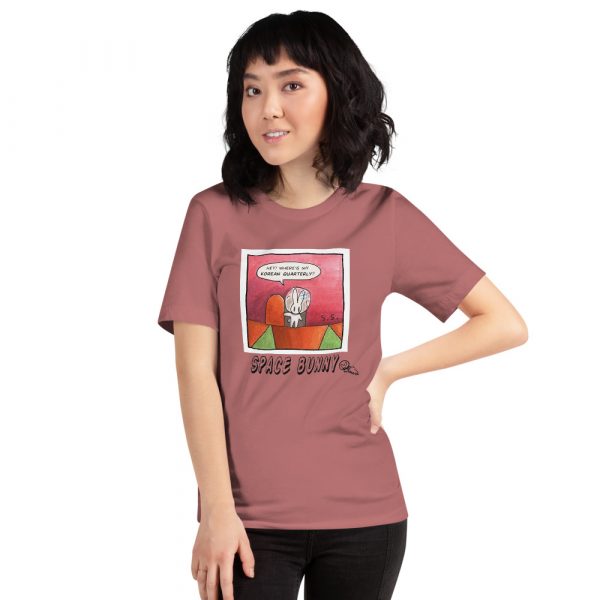 Space Bunny Unisex Eco-Friendly Short-Sleeve T-Shirt - Image 8