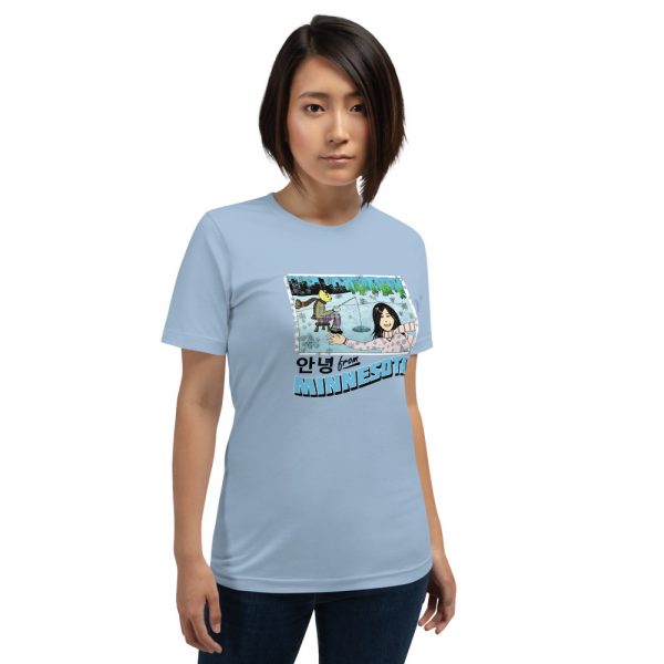 Kimchi Girl in MN Unisex Eco-Friendly Short-Sleeve T-Shirt - Image 5