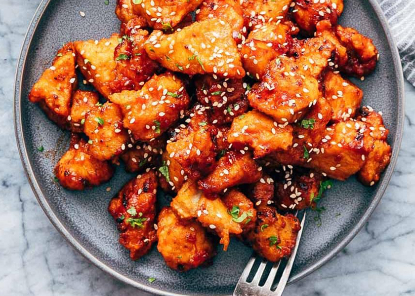 Korean popcorn chicken