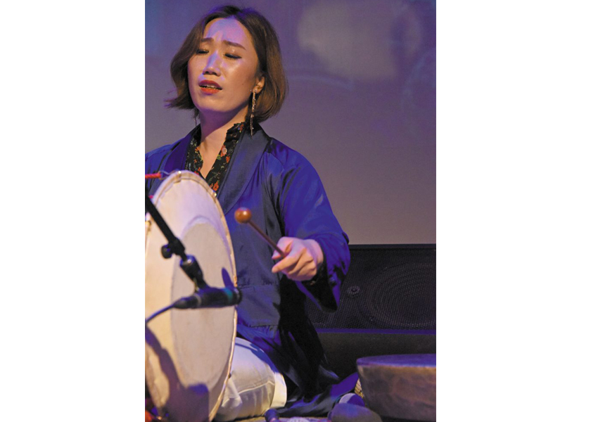 Kim So Ra performs in Minneapolis.