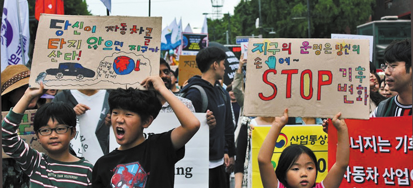 Contemporary Rebellions podcast episode one: South Koreans take to the streets for the Global Climate Strike in 2019