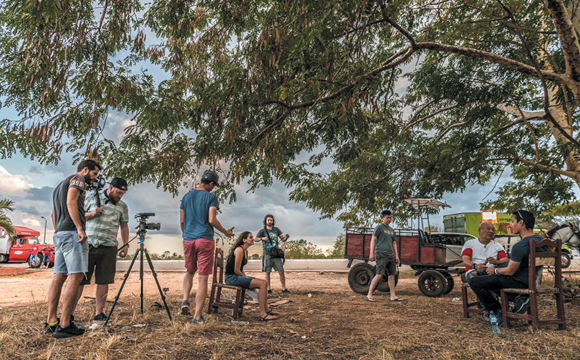 Documentary film: Jeronimo, the Untold Tales of Koreans in Cuba by filmmaker Joseph Juhn.  Production crew in Cuba.