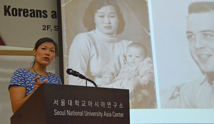 Adopted Korean Mosiac Hapa tour conference speaker SueJe Gage, associate professor of anthropology at Ithaca College.